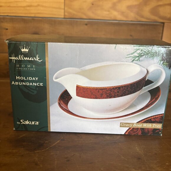 Hallmark "Holiday Abundance" Gravy Boat - Picture 6 of 6
